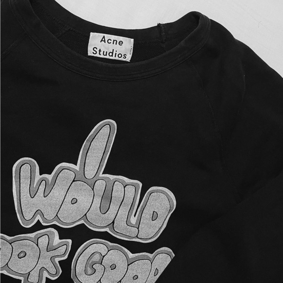 Acne Studios 'I Would Look Good On You' Crewneck Sweater - Picture 2 of 3